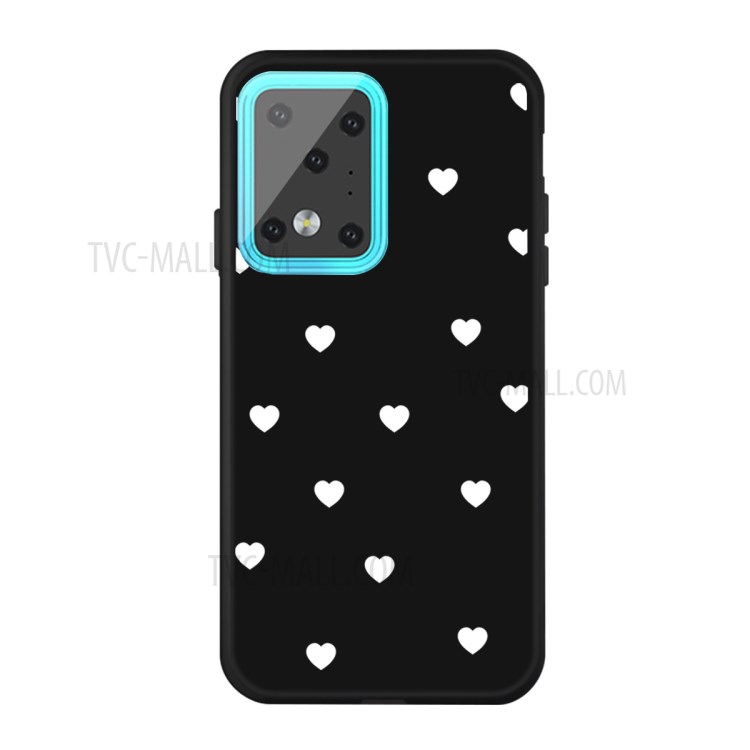 Heart Skin Matte TPU Phone Shell for Samsung Galaxy S20 Ultra - Pink-1
