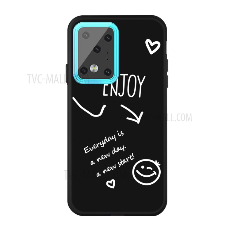 Letters Printing Matte TPU Phone Case for Samsung Galaxy S20 Ultra - Black-1