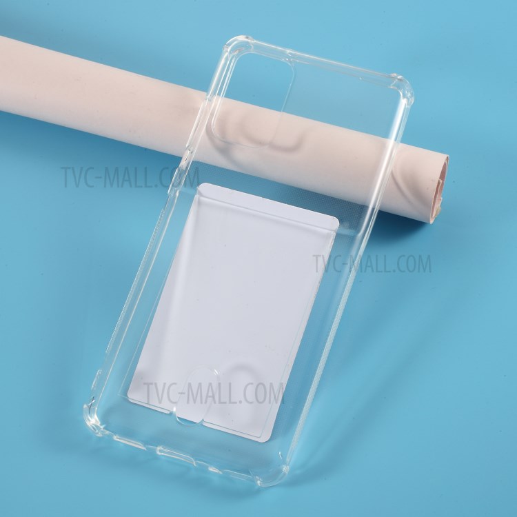 Drop-resistant TPU Phone Case with Card Holder for Samsung Galaxy S20 Plus-5