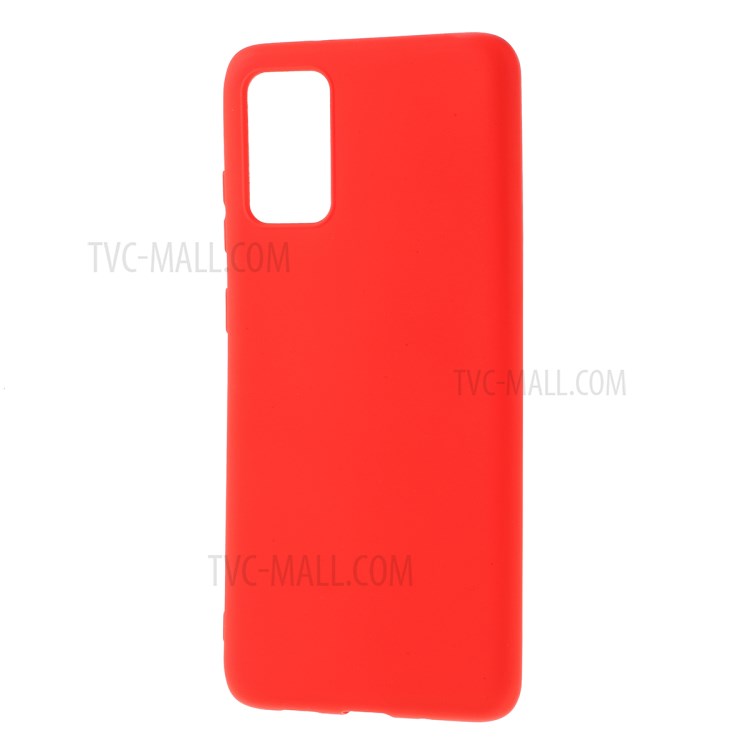 Matte TPU Mobile Phone Case for Samsung Galaxy S20 Plus - Red-2