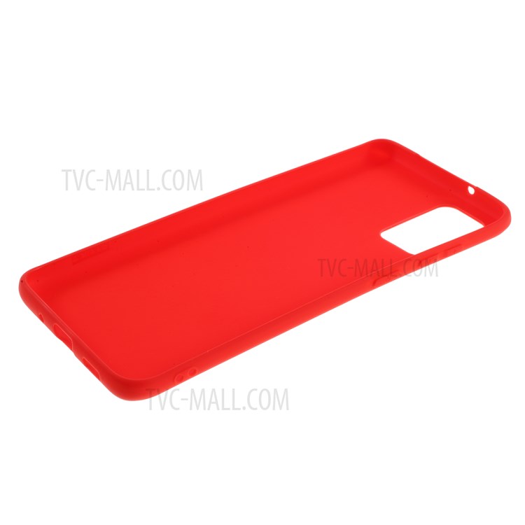 Matte TPU Mobile Phone Case for Samsung Galaxy S20 Plus - Red-5