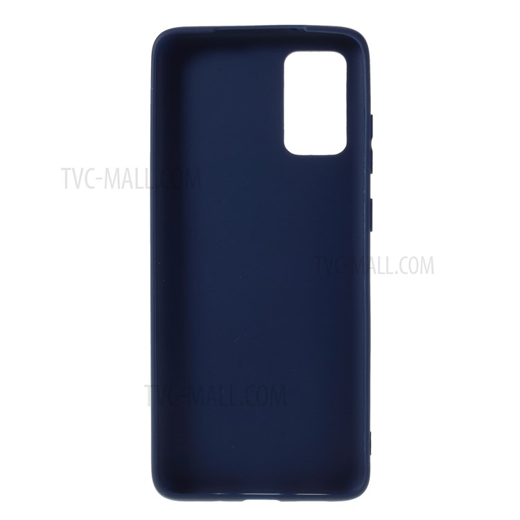 Matte TPU Mobile Phone Case for Samsung Galaxy S20 Plus - Dark Blue-3