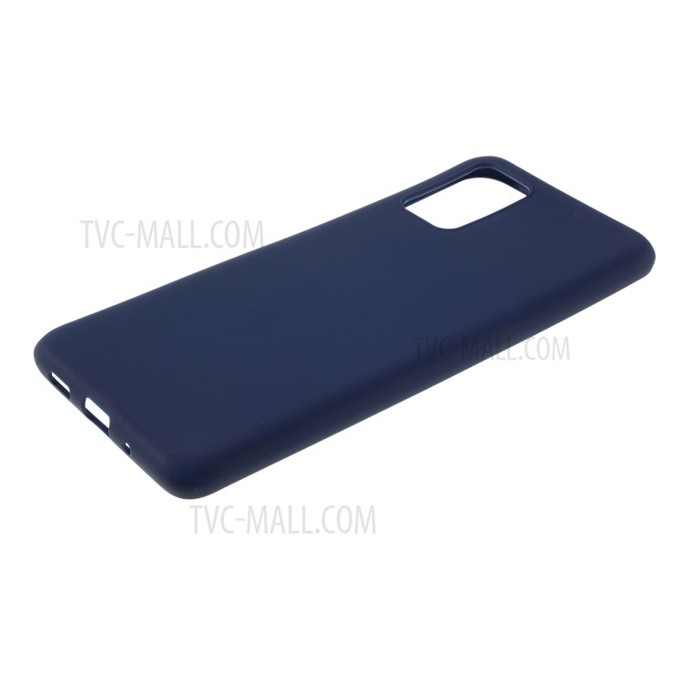 Matte TPU Mobile Phone Case for Samsung Galaxy S20 Plus - Dark Blue-4