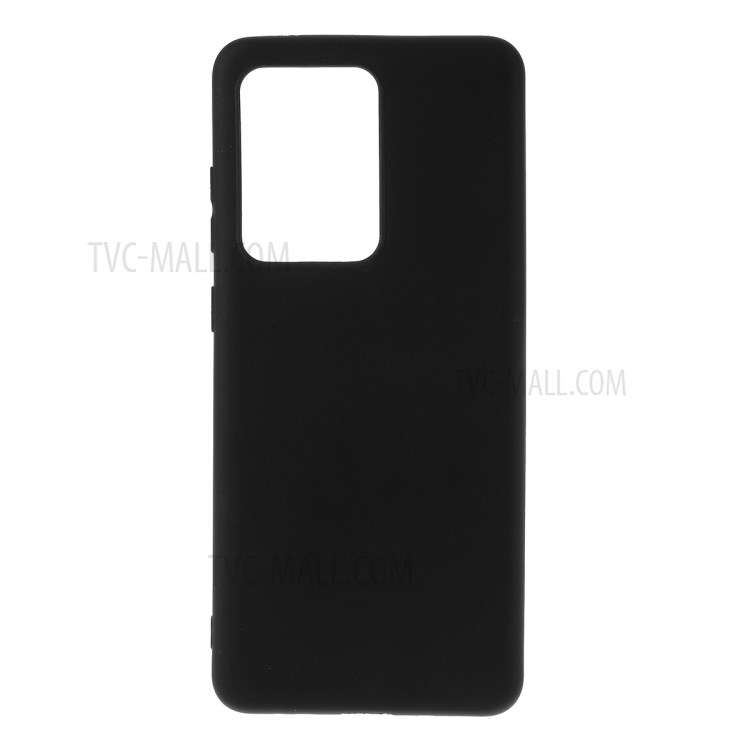 Matte TPU Mobile Phone Case for Samsung Galaxy S20 Ultra - Black-1