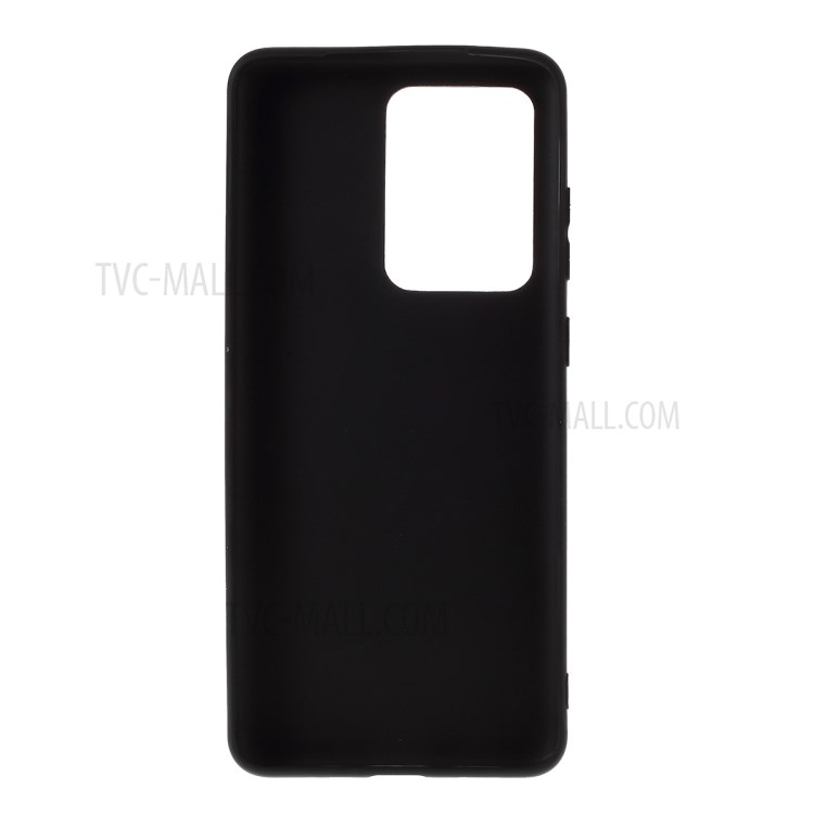 Matte TPU Mobile Phone Case for Samsung Galaxy S20 Ultra - Black-3