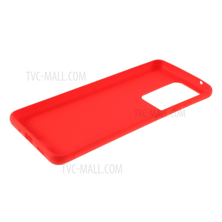 Matte TPU Mobile Phone Case for Samsung Galaxy S20 Ultra - Red-5