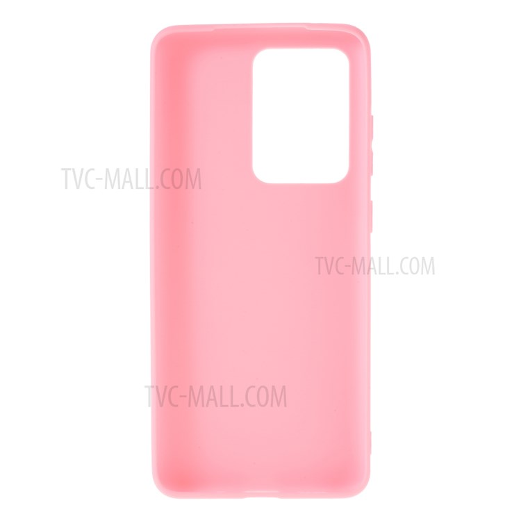 Matte TPU Mobile Phone Case for Samsung Galaxy S20 Ultra - Pink-3
