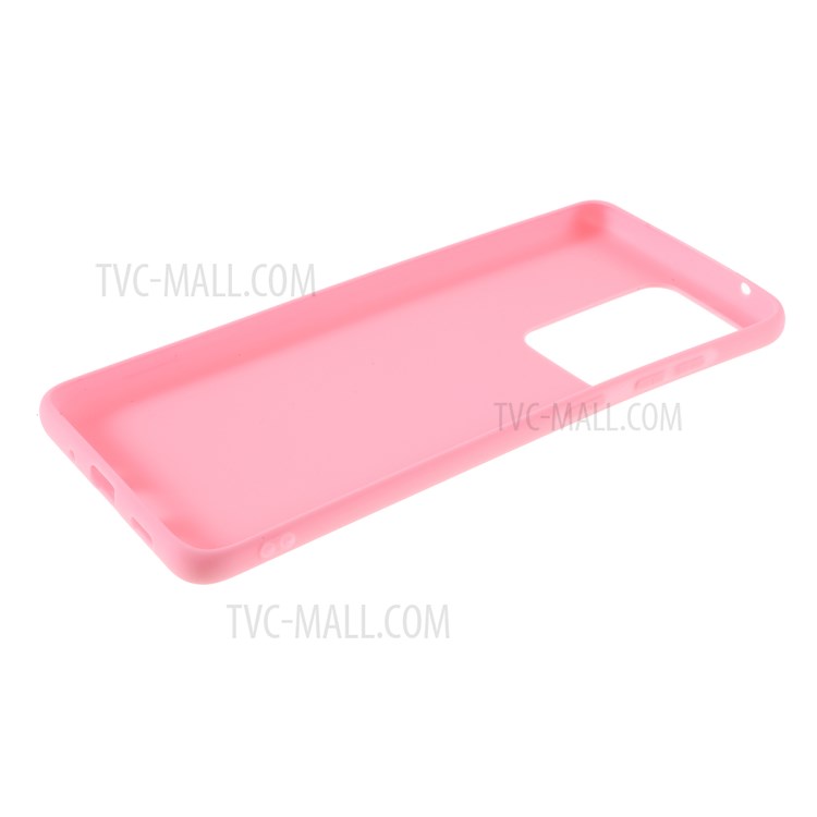Matte TPU Mobile Phone Case for Samsung Galaxy S20 Ultra - Pink-5