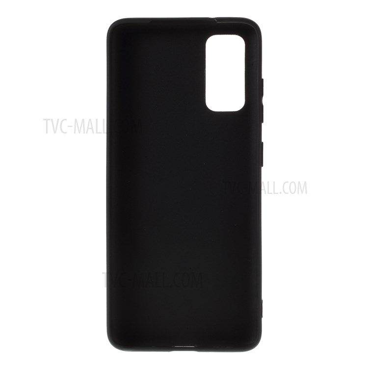 Matte TPU Mobile Phone Case for Samsung Galaxy S20 - Black-3