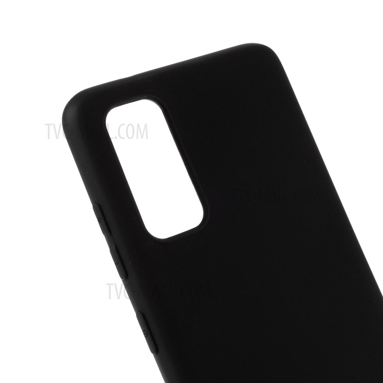 Matte TPU Mobile Phone Case for Samsung Galaxy S20 - Black-4