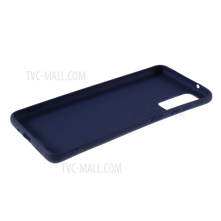 Matte TPU Mobile Phone Case for Samsung Galaxy S20 - Dark Blue-5
