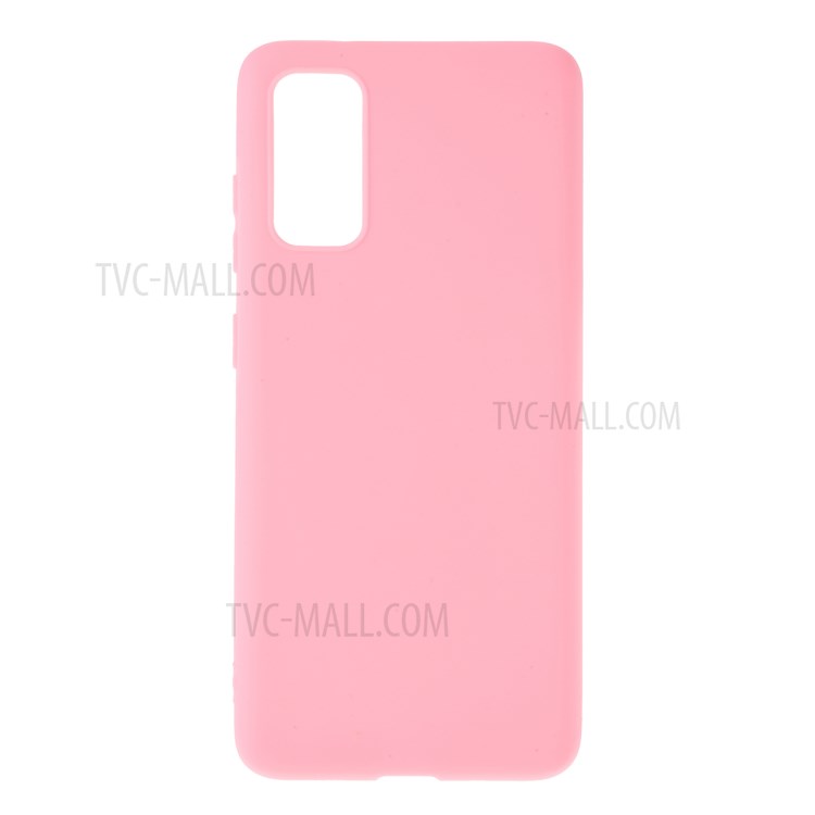 Matte TPU Mobile Phone Case for Samsung Galaxy S20 - Pink-1