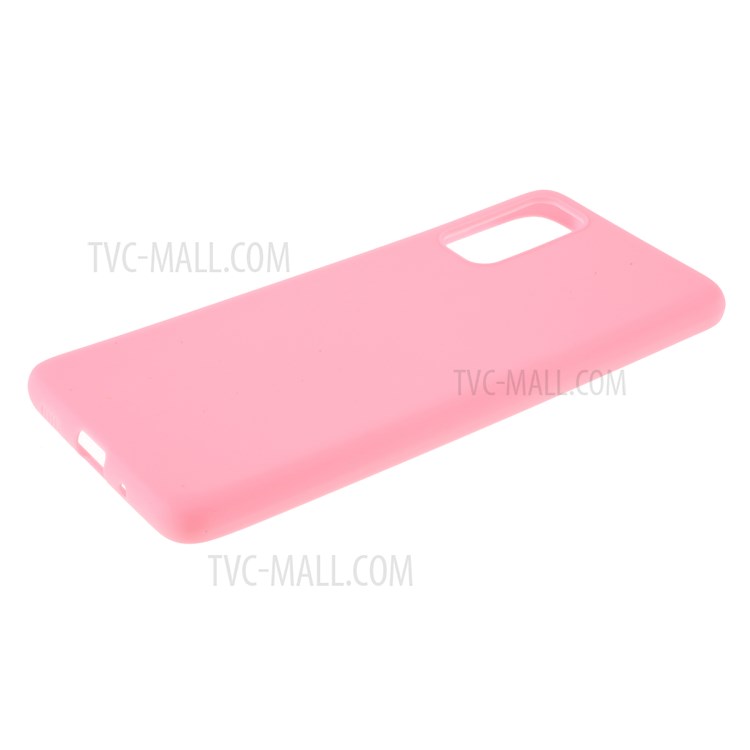Matte TPU Mobile Phone Case for Samsung Galaxy S20 - Pink-4