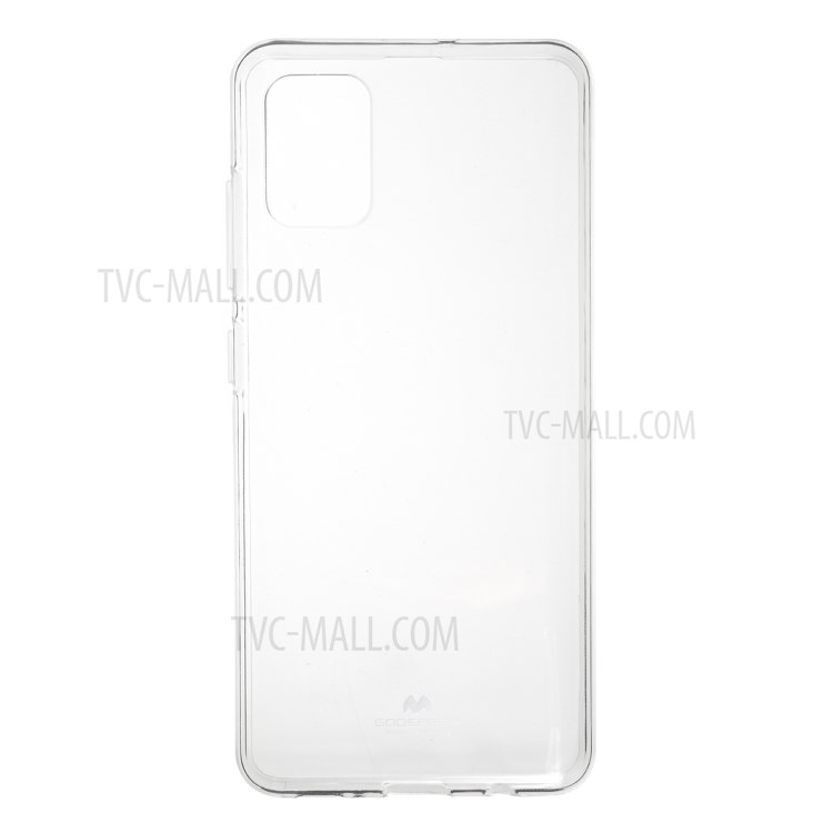 MERCURY GOOSPERY Glitter Powder TPU Cover for Samsung Galaxy A51 - Transparent-5