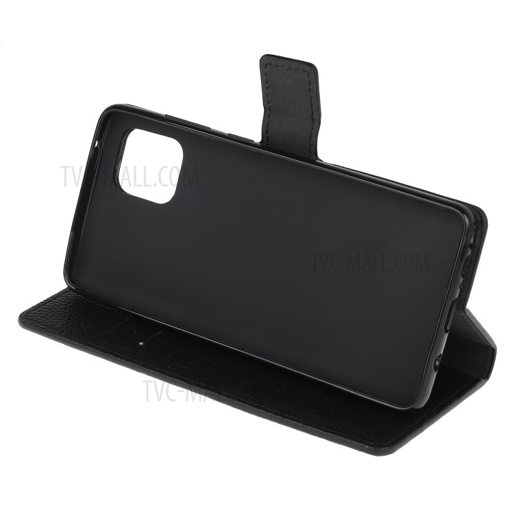 Litchi Skin Wallet Flip Leather Case for Samsung Galaxy A81 / Note 10 Lite / M60s-5