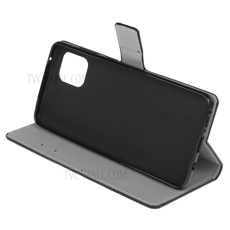 Musterdruck Mappenlederkasten Für Samsung-Galaxie A81 / Anmerkung 10 Lite / M60s - Glänzend Schmetterling-5