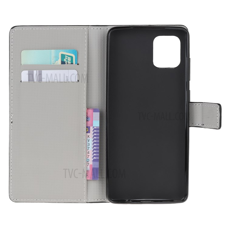 Musterdruck Mappenlederkasten Für Samsung-Galaxie A81 / Anmerkung 10 Lite / M60s - Glänzend Schmetterling-6