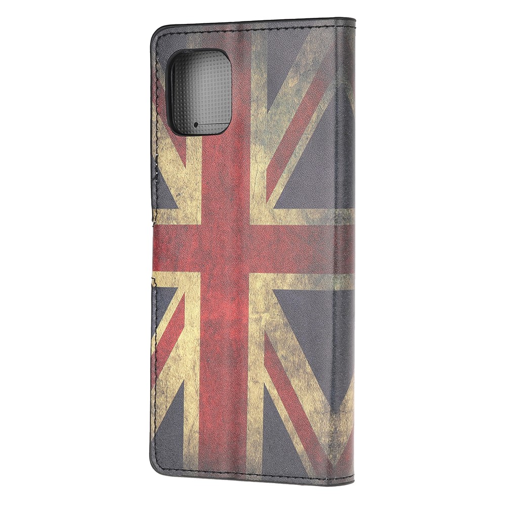 Pattern Printing Wallet Leather Case for Samsung Galaxy A81 / Note 10 Lite / M60s - Retro UK Flag-3