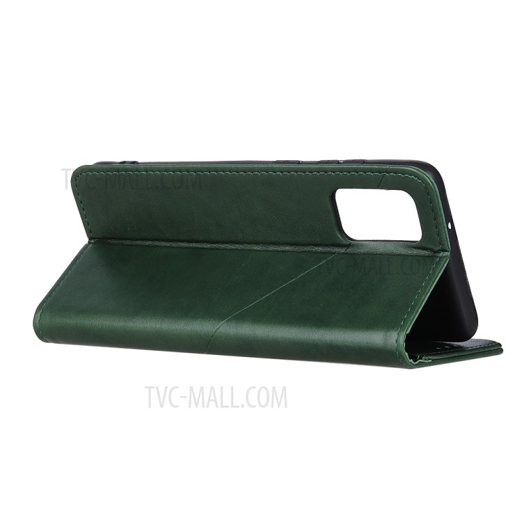 Wallet Leather Stand Case for Samsung Galaxy S20 Plus - Army Green-8
