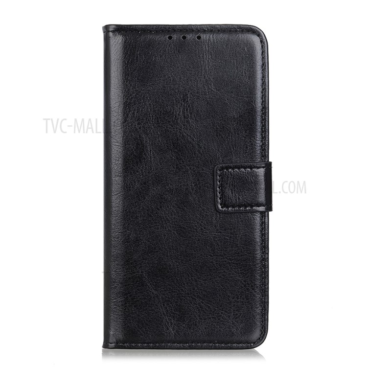 Classic Crazy Horse Leather Protective Phone Cover for Samsung Galaxy S20 Ultra - Black-2