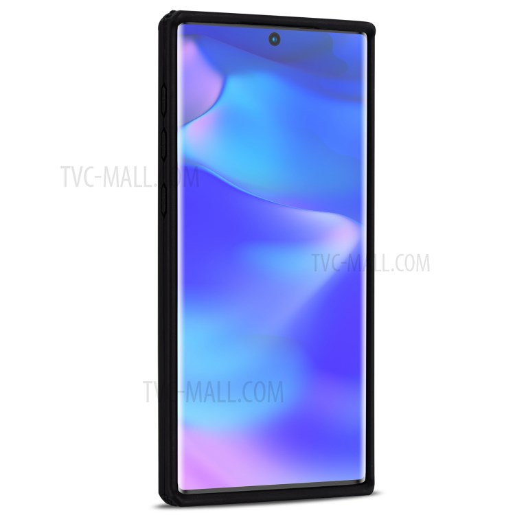 Air Outlet Clip Kickstand PC + TPU Hybrid Case for Samsung Galaxy Note 10 Plus/Note 10 Plus 5G - Green-4