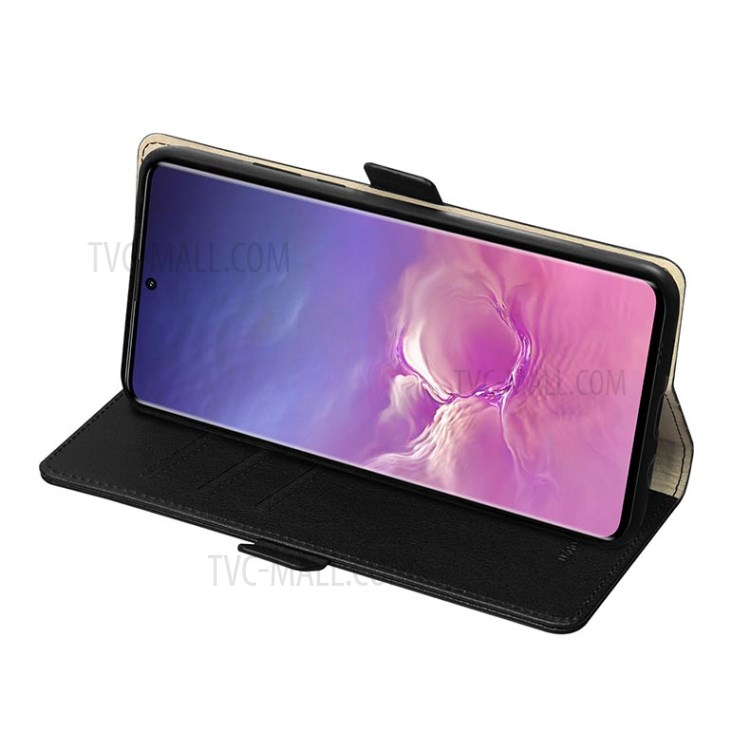 DZGOGO Milo Series Leather Wallet Case for Samsung Galaxy S20 Plus - Black-5