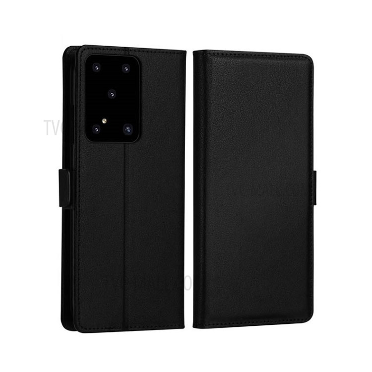 DZGOGO Milo Series Leather Wallet Protective Shell for Samsung Galaxy S20 Ultra - Black-1