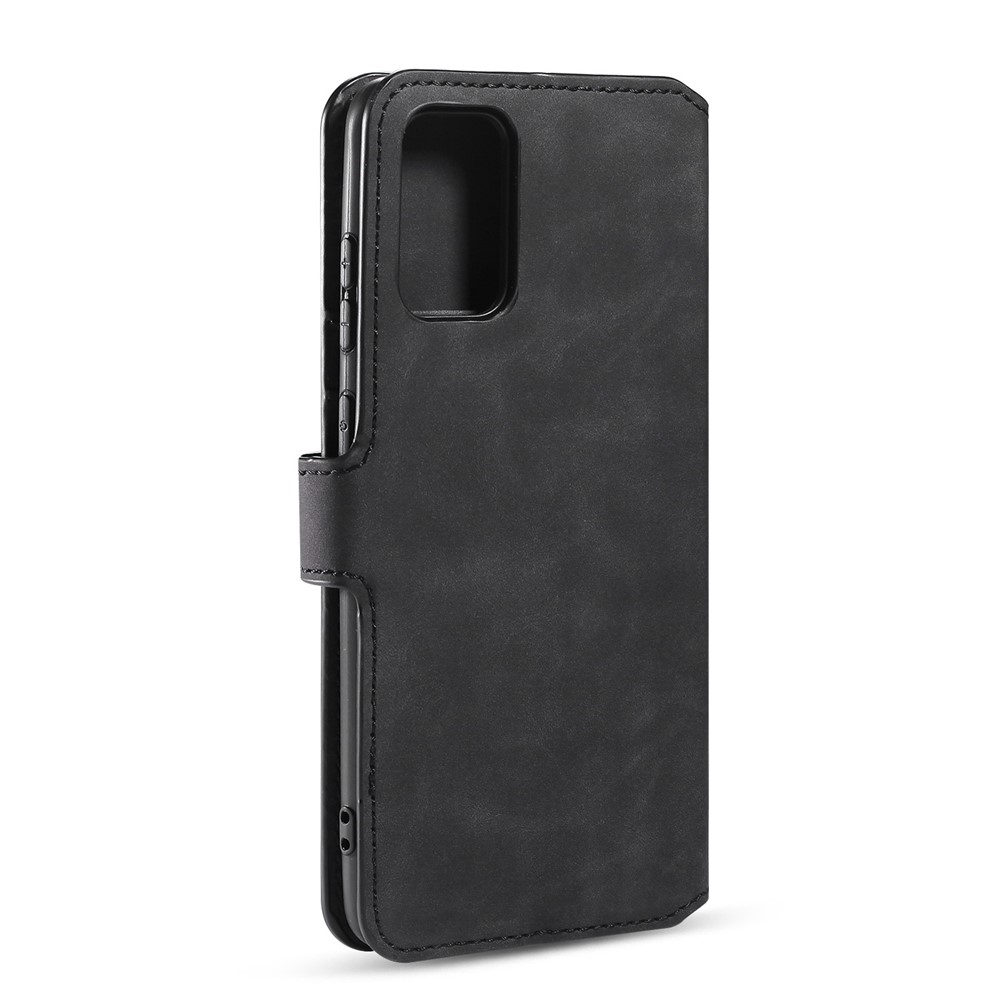 DG.MING Retro with Wallet Leather Stand Case for Samsung Galaxy S20 Plus - Black-3