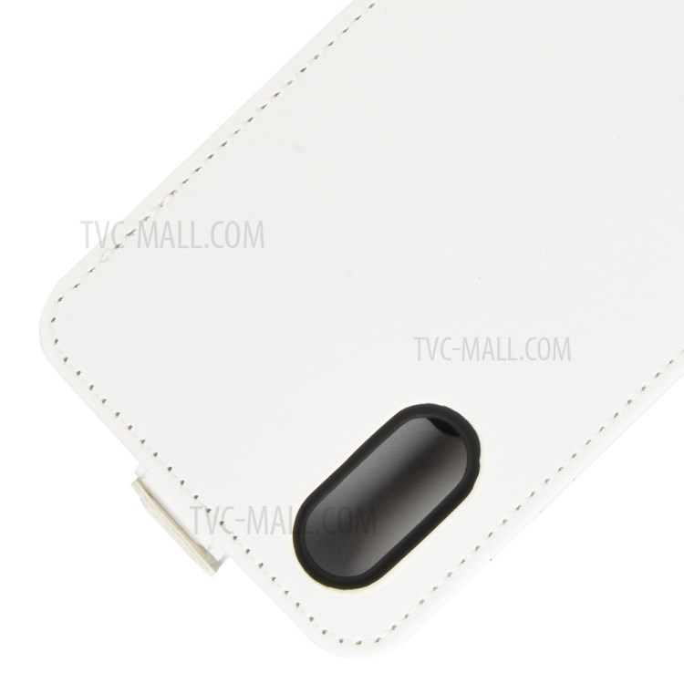 Crazy Horse Texture Leather Protective Phone Case for Samsung Galaxy A01 - White-3