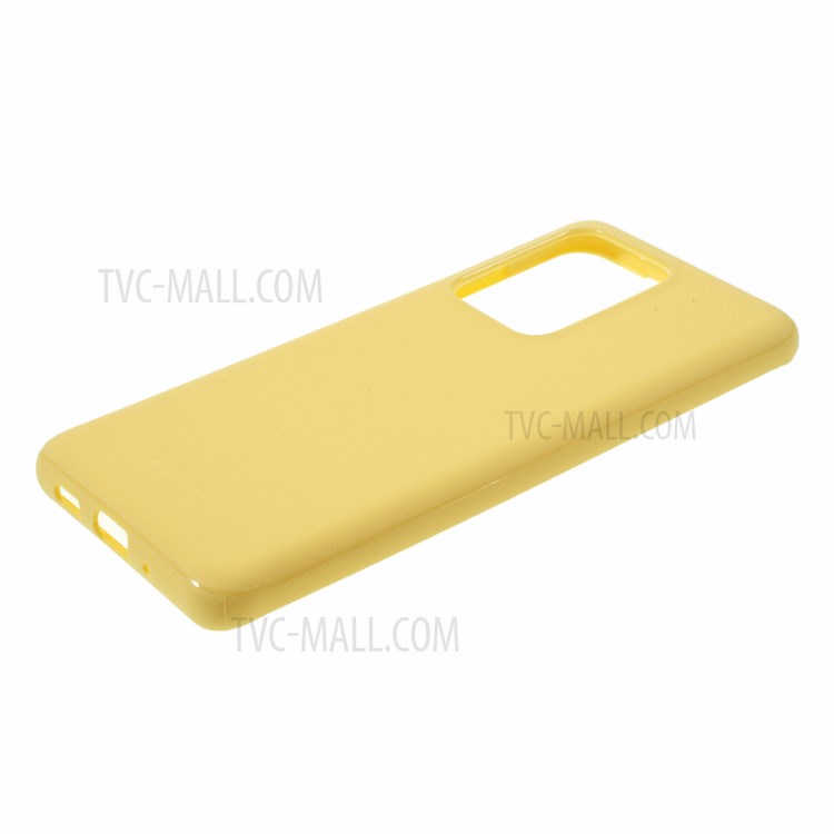MERCURY GOOSPERY Lux Skin TPU Shell for Samsung Galaxy S20 Ultra - Yellow-4