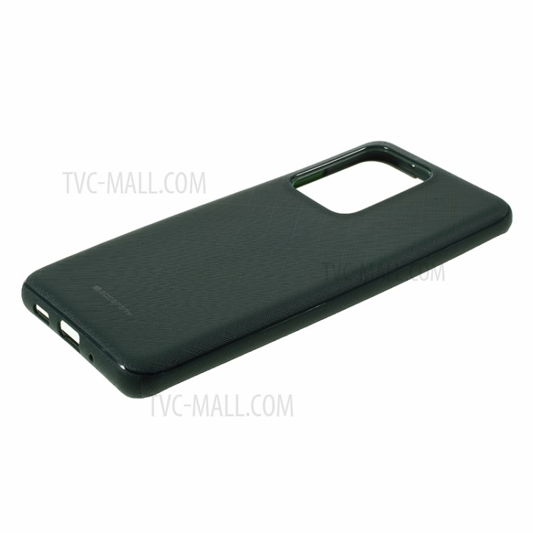 MERCURY GOOSPERY Lux Skin TPU Shell for Samsung Galaxy S20 Ultra - Blackish Green-4
