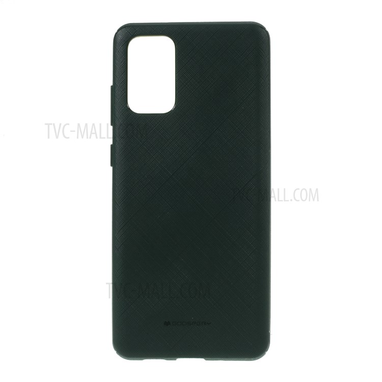MERCURY GOOSPERY Style Lux Skin TPU Cover for Samsung Galaxy S20 Plus - Blackish Green-1