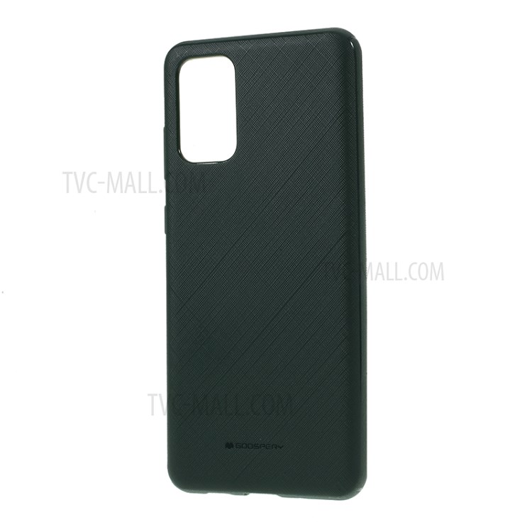 MERCURY GOOSPERY Style Lux Skin TPU Cover for Samsung Galaxy S20 Plus - Blackish Green-2