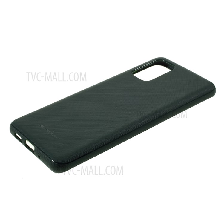 MERCURY GOOSPERY Style Lux Skin TPU Cover for Samsung Galaxy S20 Plus - Blackish Green-4