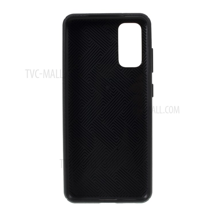 MERCURY GOOSPERY Style Lux Surface Design TPU Case for Samsung Galaxy S20 - Black-3