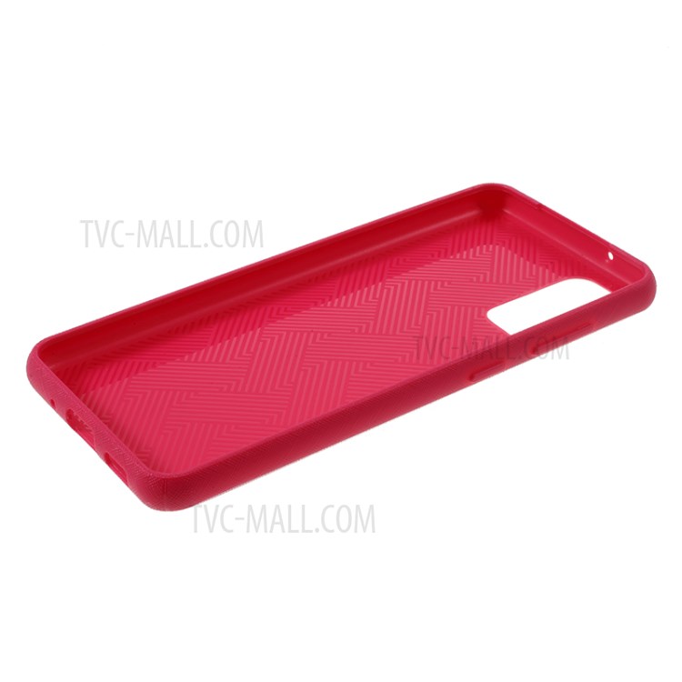 MERCURY GOOSPERY Style Lux Surface Design TPU Case for Samsung Galaxy S20 - Red-5