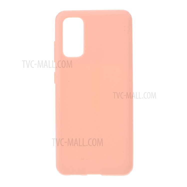 MERCURY GOOSPERY Style Lux Surface Design TPU Case for Samsung Galaxy S20 - Pink-1
