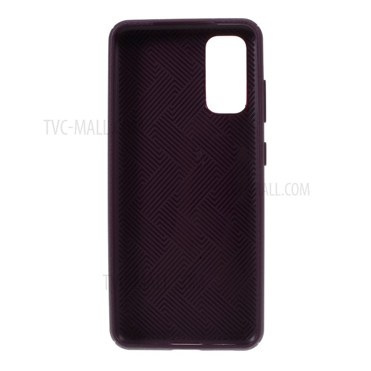 MERCURY GOOSPERY Style Lux Surface Design TPU Case for Samsung Galaxy S20 - Purple-3