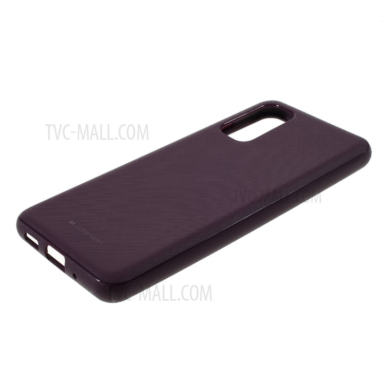 MERCURY GOOSPERY Style Lux Surface Design TPU Case for Samsung Galaxy S20 - Purple-4