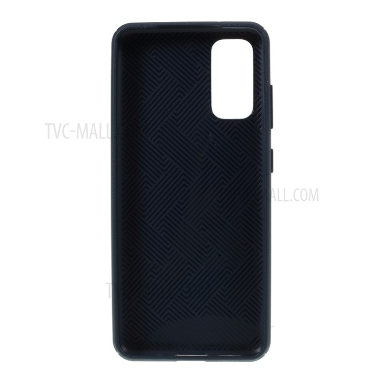 MERCURY GOOSPERY Style Lux Surface Design TPU Case for Samsung Galaxy S20 - Dark Blue-3