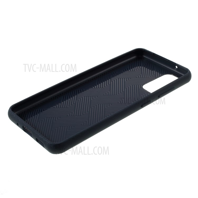 MERCURY GOOSPERY Style Lux Surface Design TPU Case for Samsung Galaxy S20 - Dark Blue-5