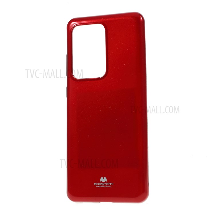 MERCURY GOOSPERY Flash Powder TPU Case Phone Shell for Samsung Galaxy S20 Ultra - Red-2