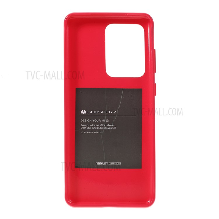 MERCURY GOOSPERY Flash Powder TPU Case Phone Shell for Samsung Galaxy S20 Ultra - Rose-3