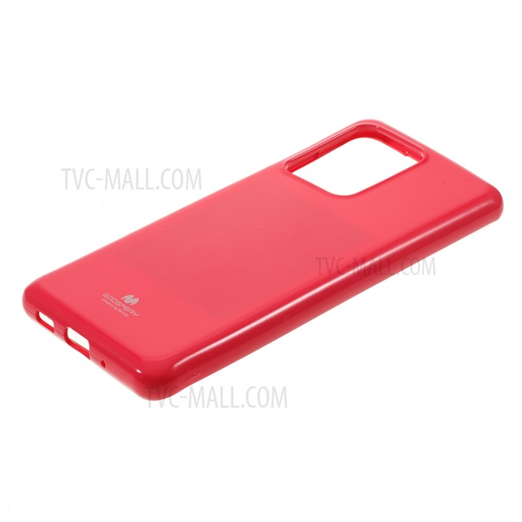 MERCURY GOOSPERY Flash Powder TPU Case Phone Shell for Samsung Galaxy S20 Ultra - Rose-4