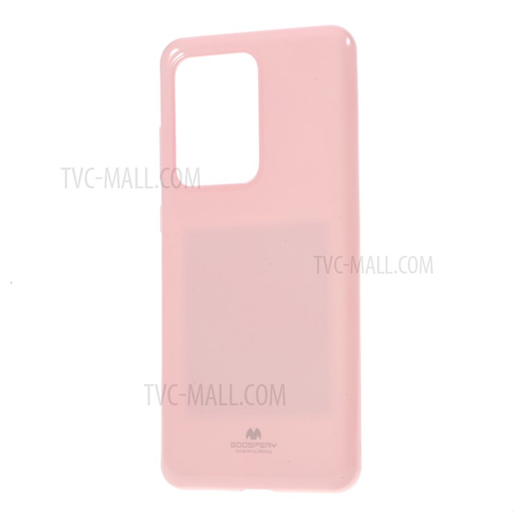 MERCURY GOOSPERY Flash Powder TPU Case Phone Shell for Samsung Galaxy S20 Ultra - Pink-2
