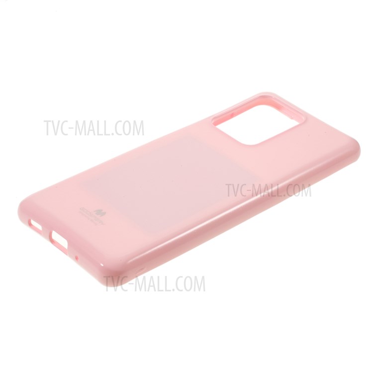 MERCURY GOOSPERY Flash Powder TPU Case Phone Shell for Samsung Galaxy S20 Ultra - Pink-4