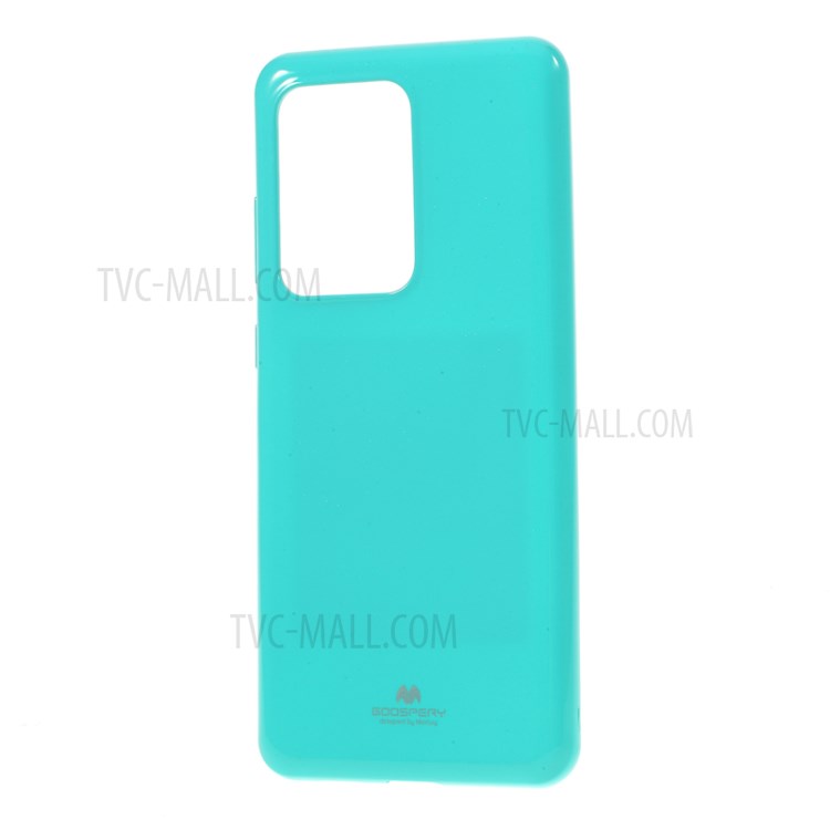 MERCURY GOOSPERY Flash Powder TPU Case Phone Shell for Samsung Galaxy S20 Ultra - Baby Blue-2
