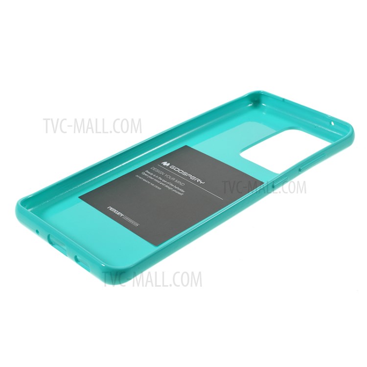 MERCURY GOOSPERY Flash Powder TPU Case Phone Shell for Samsung Galaxy S20 Ultra - Baby Blue-5