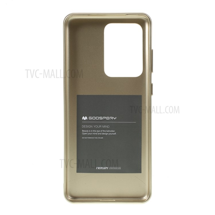 MERCURY GOOSPERY Flash Powder TPU Case Phone Shell for Samsung Galaxy S20 Ultra - Gold-3