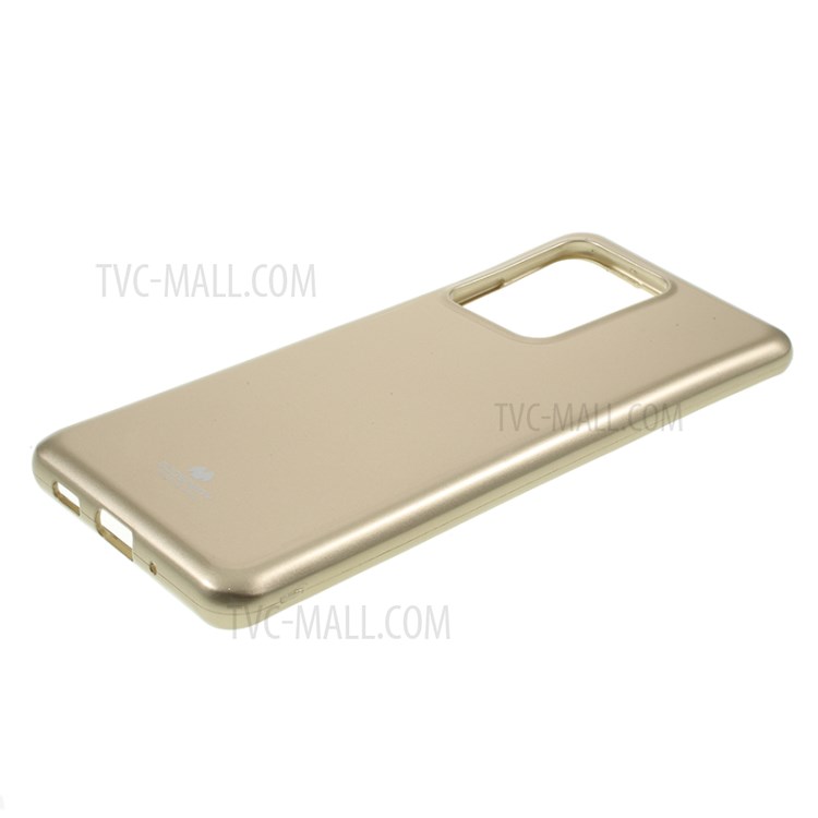 MERCURY GOOSPERY Flash Powder TPU Case Phone Shell for Samsung Galaxy S20 Ultra - Gold-4